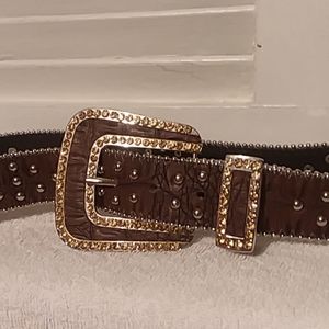 NWoT☆General Leather Blingy Belt